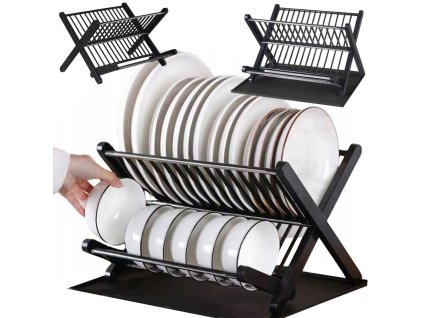 Dvoupatrový odkapávací tác skládací tác stojící velký