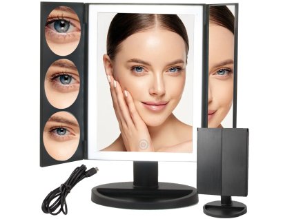 Led make-up zrcadlo zvětšující 3x 5x 10x