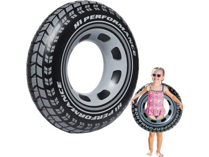 Malé nafukovací kolo 50 cm pro plavání dítěte ve vodě v bazénu