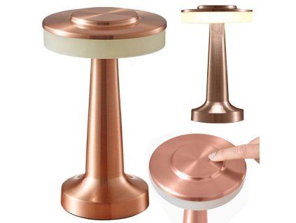 Noční světlo stolní dotyková lampa 3 krok ložnice lampa bezdrátová