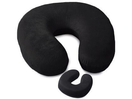 Cestovní polštářek na krk kornet pro cestovní opěrku hlavy do auta s pamětí