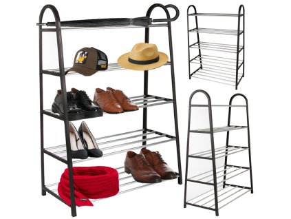 Stojan na boty organizátor botník skříňový regál 5 úrovní velký