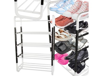 Stojan na boty skříňka na boty 5 polic organizér šatní skříň doma