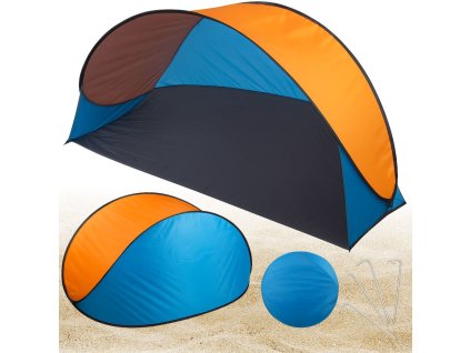 Uv samoskládací pop-up plážový stan s krytem velká obrazovka