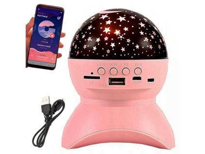 Hvězda projektor noční světlo hvězda vedla reproduktor bluetooth usb projektor