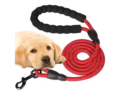 Silné lanové vodítko pro výcvik psů s rukojetí reflektoru silné odolné