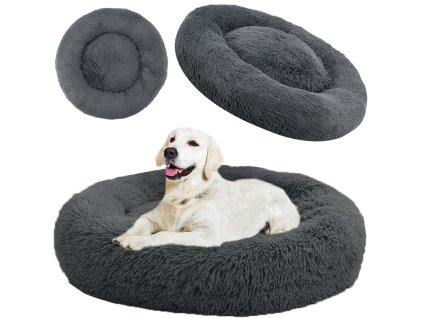 Chlupatý pelíšek pro kočky měkký polštářek na gauč 80 cm