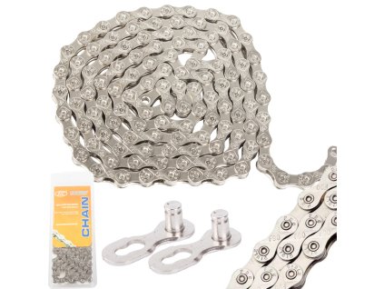 Řetězec na kolo 116 mosty rozměry 1/2x3/32 6/7/8 rozsah + řezací brzdy