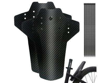Blatníky na kolo přední zadní sada mtb 2 ks univerzální 24 26 28 palců