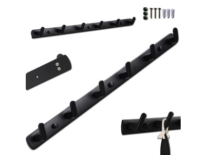 Koupelnový věšák na oblečení, ručníky, kuchyňská stěna loft wall 54,5 cm