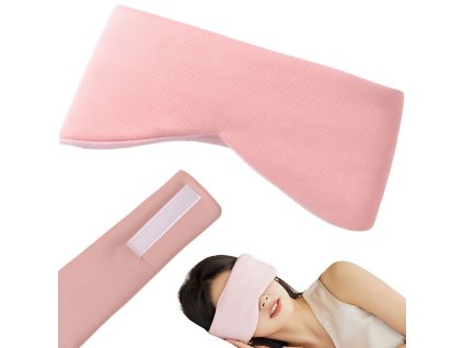 Maska na spaní pohodlný spánek cestování 2 strany teplé studené