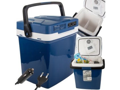 Cestovní chladnička 12v 230v 26l funkce ohřevu domácí velká