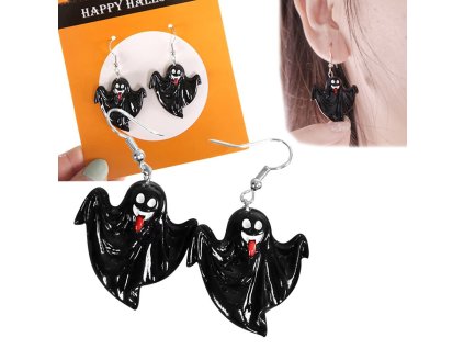 Halloween náušnice halloween party duch duch dýně cukroví oko