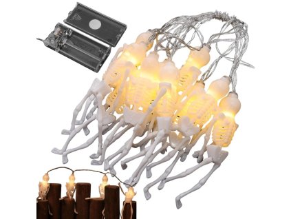 Led halloween girl range 2m 10 závěsných skel