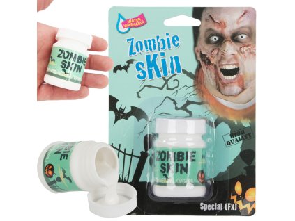 Zoombie pleť make-up pro halloween malovat jizvy rány make-up kůže
