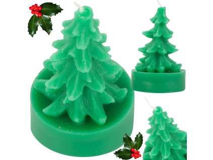 Vánoční svíčka s vůní vánočního stromku vánoční vonná svíčka