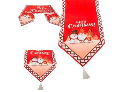 Vánoční běhoun na stůl vánoční běhoun na stůl christmas eve 205x35cm
