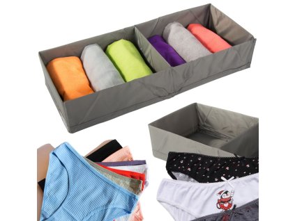 Organizér spodního prádla ponožky zásuvky šatní skříň děliče velké