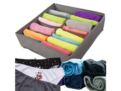 Organizér spodního prádla do šatní zásuvky 8 přihrádek