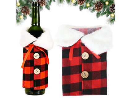 Vánoční rakvička na láhev vánoční dekorace