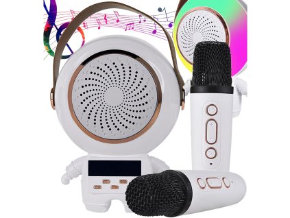 Bezdrátová karaoke osobní souprava bluetooth speaker + 2x mikrofon