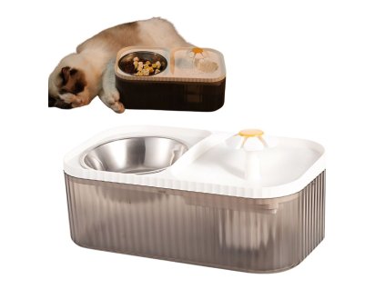 Automatická napáječka pro kočky fontána pro psy s vodním filtrem miska na jídlo