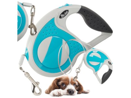 Automatické vodítko 5 m silné pro psa do 20 kg se zámkem silné dlouhé