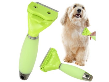 Trimmer pro domácí zvířata pes kočka kůň srst kartáč z nerezové oceli