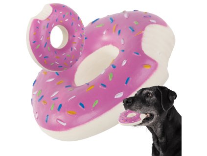 Hračka pro psa kočku gumové pískátko žvýkací gumové poupě pískátko