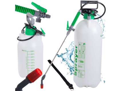 Zahradní ruční postřikovač 5 l + ramenní popruh