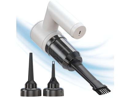 Akumulátorový vysavač 2v1 ruční foukač trysky usb filtr