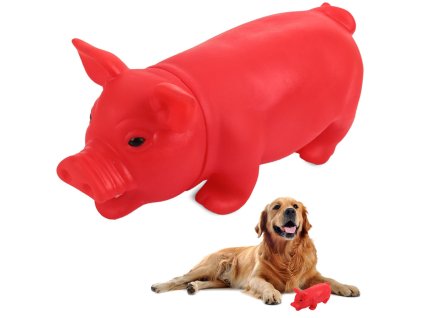 Pískací hračka pro psy žvýkací prasátko