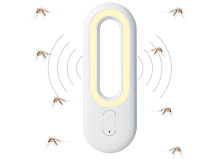 Ultrasonický elektrický repelent proti hmyzu komářům a dalšímu hmyzu noční lampka
