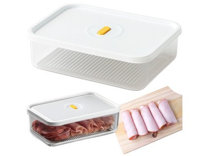 Kontejner na potraviny s víkem hermetický organizér do kuchyně 1,4 l 1400 ml