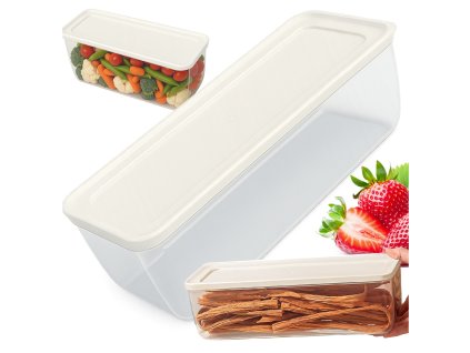 Kontejner na potraviny jídlo 2,8 l litr s víkem organizér do kuchyně box