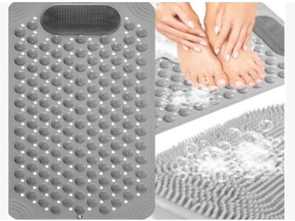 ŠEDÁ KOUPELNOVÁ PŘEDLOŽKA 39X69 (40)