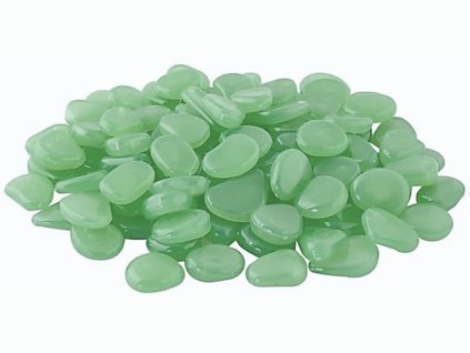 Svítící kameny 100ks Barva: Zelená