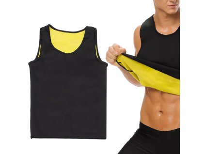 Pánské neoprenové fitness tričko na hubnutí