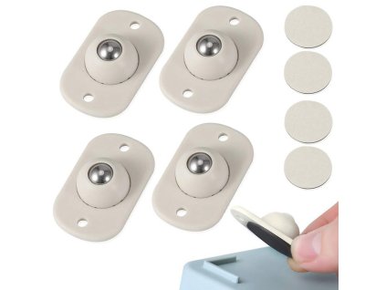 Samolepicí kolečka na nábytek 4 ks