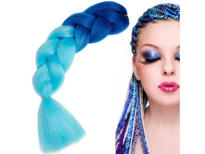 Syntetické vlasy pro barevné ombre copánky