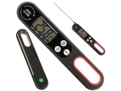 Lcd kuchyňský kolíkový teploměr na víno 300°c na vaření polévek