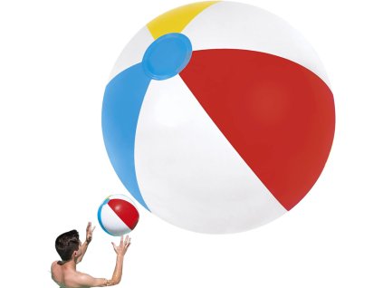 Různobarevný nafukovací dětský plážový míč 30 cm do bazénu