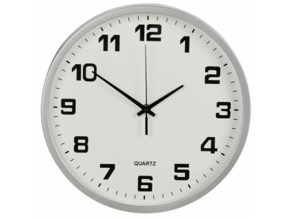 Nástěnné hodiny velké bezdotykové tiché 25 cm kulaté vteřinové ručičky