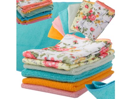 Sada čisticích utěrek z mikrovlákna 6 čisticích souprav