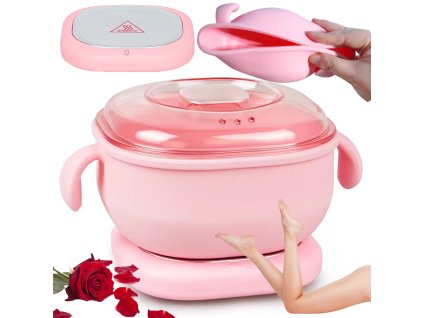 Silikonový skládací ohřívač vosku pro depilaci těla