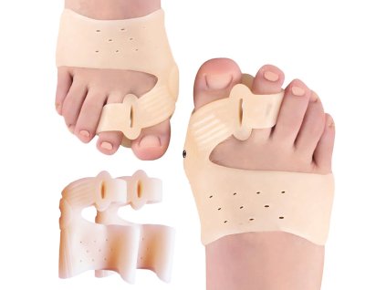 Oddělovač prstů pro hallux valgus gelový klín s magnetem
