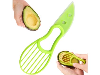 Nůž na krájení avokáda multifunkční loupač ovoce v plastu