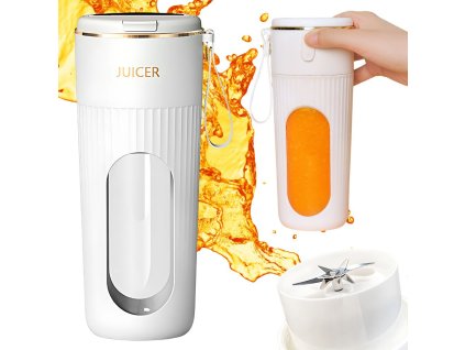 Blender na smoothie koktejly džusy přenosný USB bezdrátový praktický