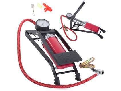 Nožní pumpa do auta tipy pístů pro jízdní kola