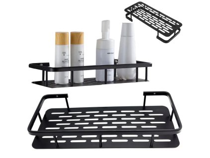 Koupelnová polička pro koupelnový sprchový kout pro kuchyňskou půdu kovová závěsná polička